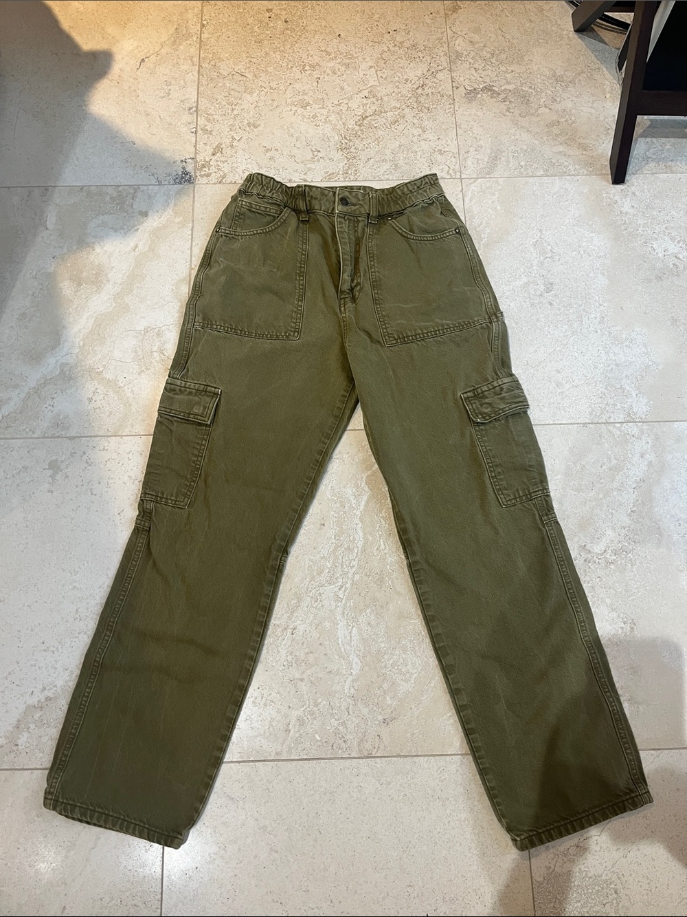 We The Free - Free People Ezra Olive Cargo Pants Sz 29